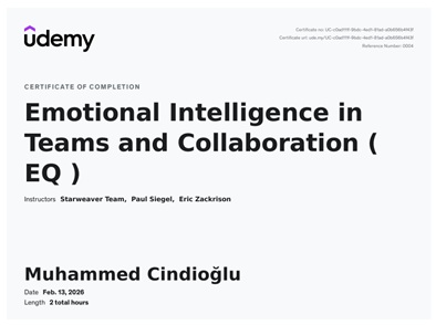 Emotional Intelligence in Teams and Collaboration (EQ)