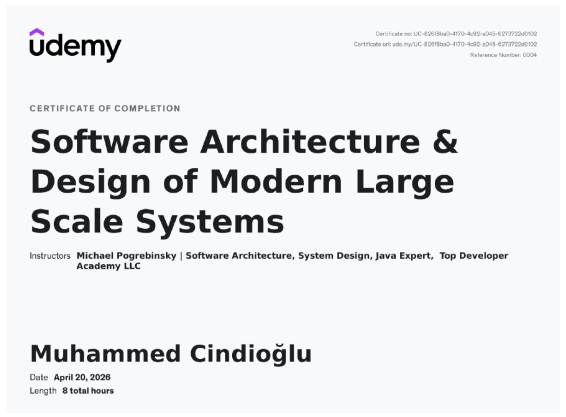Software Architecture & System Design Practical Case Studies